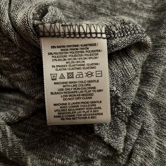 Urban Outfitters flowy boho style V neck coral/ gray M - Picture 10 of 10